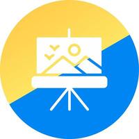 Canvas Creative Icon Design vector