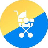 Stroller Creative Icon Design vector