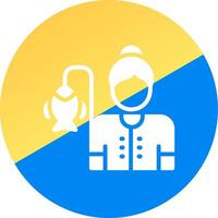 Fisherman Creative Icon Design vector