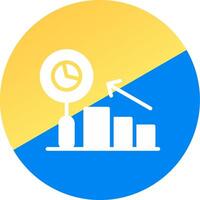 Predictive Analytics Creative Icon Design vector