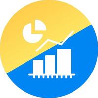 Statistical Analysis Creative Icon Design vector