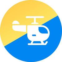 Helicopter Creative Icon Design vector