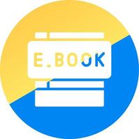 Ebooks Creative Icon Design vector