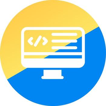 web programación creativo icono diseño vector