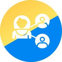 Team Network Creative Icon Design vector