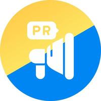 Public Relations Creative Icon Design vector