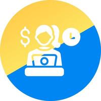 Freelancing Creative Icon Design vector