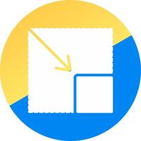 Downsizing Creative Icon Design vector