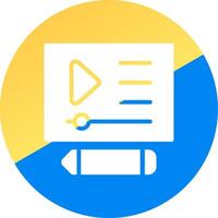Create Content Creative Icon Design vector