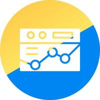 Web Analytics Creative Icon Design vector