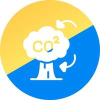 CO2 Creative Icon Design vector