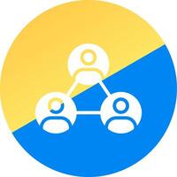 Colleagues Creative Icon Design vector