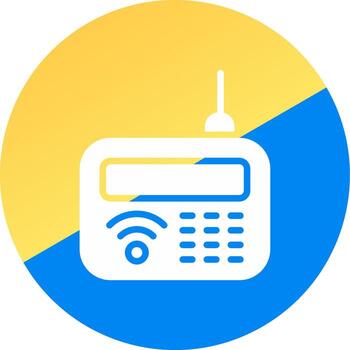 intercomunicador creativo icono diseño vector