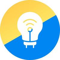 Smart Light Creative Icon Design vector