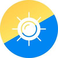 Sunny Day Creative Icon Design vector