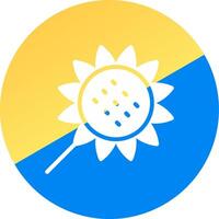 Sunflower Creative Icon Design vector