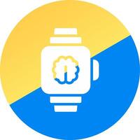 inteligente reloj creativo icono diseño vector