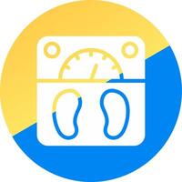 glyph Two Color Circle Design vector