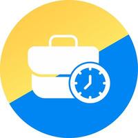 Business Time Creative Icon Design vector