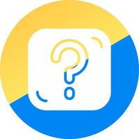 glyph Two Color Circle Design vector