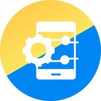 Project Management App Creative Icon Design vector
