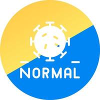 New Normal Creative Icon Design vector