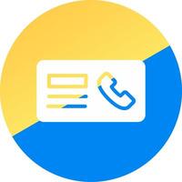 Minimal Contact Creative Icon Design vector