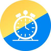 Alarm Clock Creative Icon Design vector