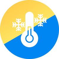 diseño de icono creativo de temperatura vector