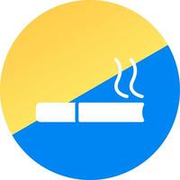 Cigarette Creative Icon Design vector