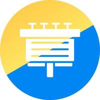 Billboard Creative Icon Design vector