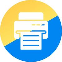 Printer Creative Icon Design vector