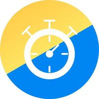 Stopwatch Creative Icon Design vector