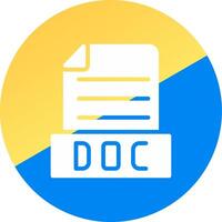 Doc Creative Icon Design vector