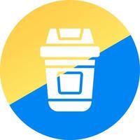 Dustpan Creative Icon Design vector