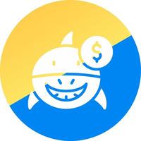 Loan Shark Creative Icon Design vector