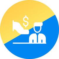 Dealer Prep Fees Creative Icon Design vector