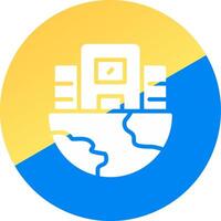 Global Business Creative Icon Design vector