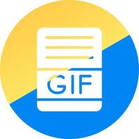 GIFs Creative Icon Design vector