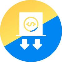 Deposit Creative Icon Design vector