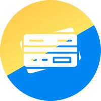 glyph Two Color Circle Design vector