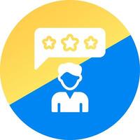 Feedback Creative Icon Design vector
