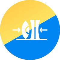 High Index Lenses Creative Icon Design vector