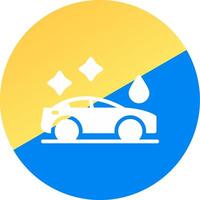 Car Wash Creative Icon Design vector