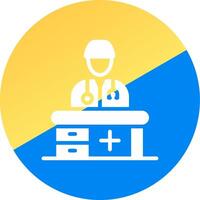 Doctor Office Creative Icon Design vector