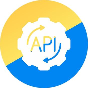 API Creative Icon Design vector