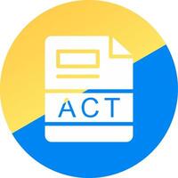 ACT Creative Icon Design vector