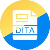 DITA Creative Icon Design vector