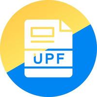 UPF Creative Icon Design vector