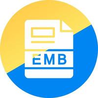 EMB Creative Icon Design vector